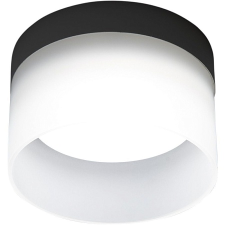 Светильник потолочный Feron HL453 12W, 230V, GX53, черный - фото