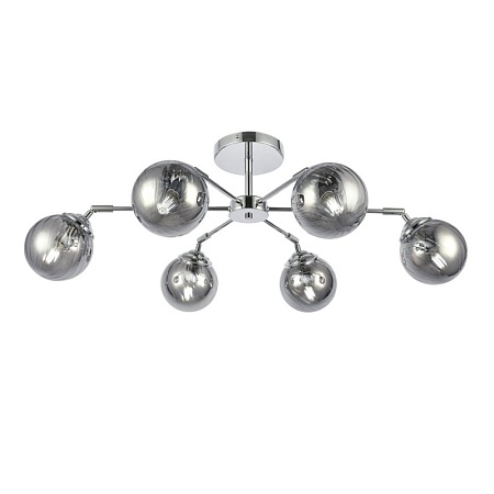 Светильник потолочный Хром/Дымчатый E14 6*40W SLE102202-06 - фото