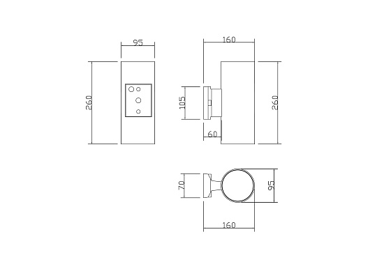 Настенный светильник (бра) Outdoor O419WL-02GR - фото