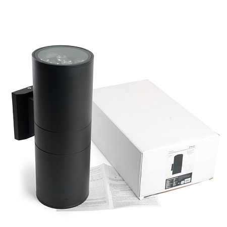 Светильник уличный светодиодный Feron DH0710, 2*9W, 1500Lm, 4000K, черный - фото