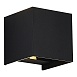Светильник уличный настенный ST-Luce черный/черный LED 1*10W 2700K SL9513.401.01 - фото