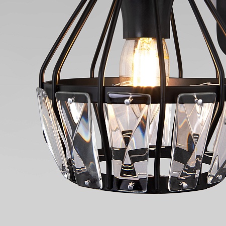 Настенный светильник Eurosvet 70075/1 черный - фото