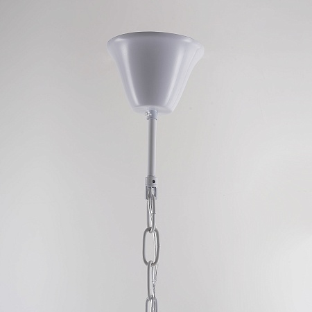 Люстра Rh Anselme White Wood Weathered Chandelier Imperiumloft 84574-22 - фото