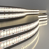 Светодиодная лента 24 В 24 Вт/м 240 Led/м 2835 IP20, теплый белый 3300K, 5 м Лента светодиодная 24V 24W 240Led 2835 IP20 тёплый белый, 5м Elektrostandard
