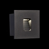 Светильник уличный настенный ST-Luce Черный LED 1*1W 4000K SL9501.441.01
