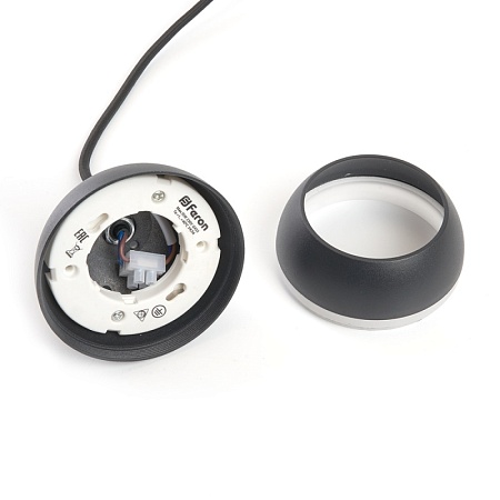 Светильник потолочный Feron HL3568 на подвесе GX53 15W 230V, черный 90*80 - фото