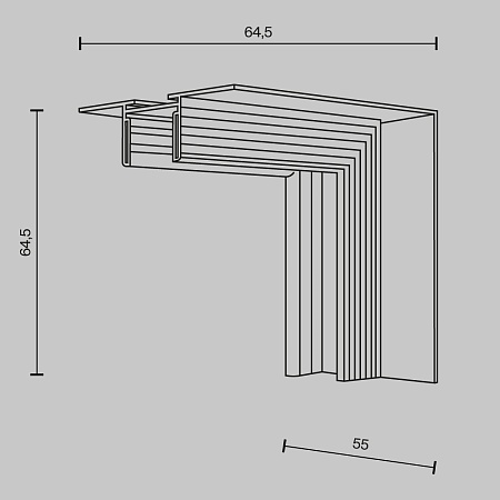 Комплектующие для встраиваемой трековой системы Technical TRA172ICL-12B - фото