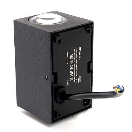 Светильник уличный светодиодный Feron DH055, 2*5W, 800Lm, 3000K, черный - фото