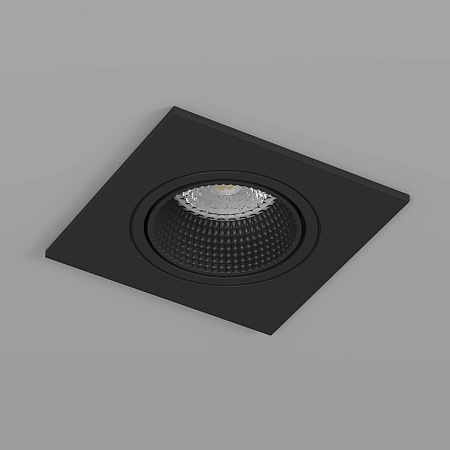 DK3071-BK Встраиваемый светильник, IP 20, 10 Вт, GU5.3, LED, черный/черный, пластик - фото