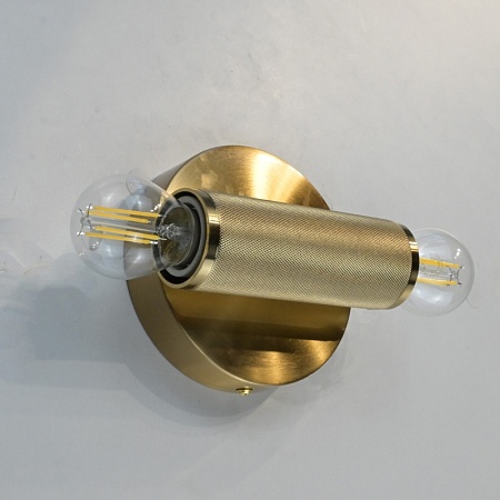 Бра Rh Utilitaire Inline Sconce Brass Imperiumloft 123279-22 - фото