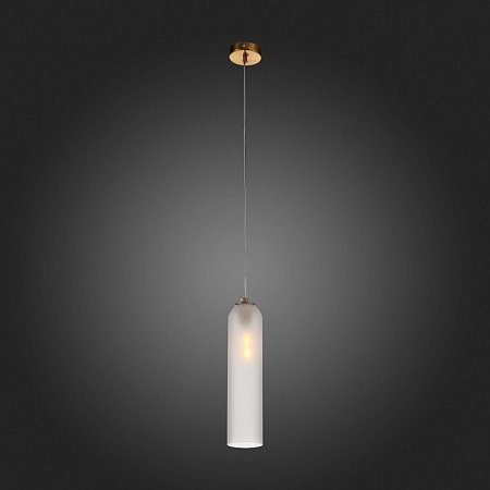 Светильник подвесной ST-Luce Латунь/Белый E27 1*60W SL1145.353.01 - фото