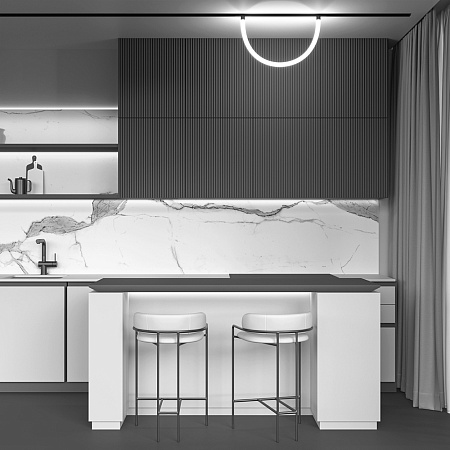 Трековая система Maytoni магнитная накладная чёрная 200 TS-D-200-TR101-2-20W4K-B