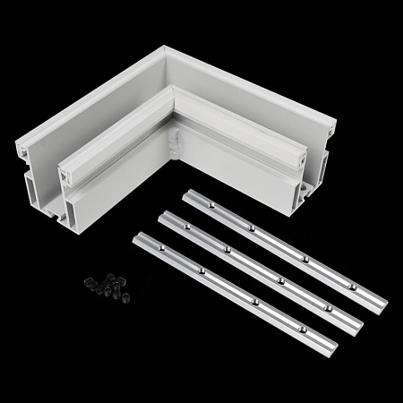 Угол-соединитель для профиля SKYLINE 48 с демпф. системой ST-Luce Белый ST003.579.01 - фото