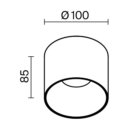 Потолочный светильник Technical C064CL-01-15W4K-RD-B - фото