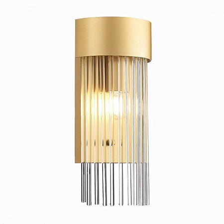 Бра ST-Luce Золотистый/Золотистый, Прозрачный E27 1*60W SL1225.201.01 - фото