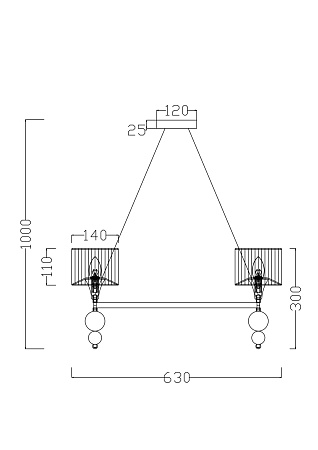 Люстра Freya FR5093PL-05CH - фото