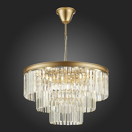 Люстра подвесная ST-Luce шампань/прозрачный E14 12*40W SL1624.203.12 - фото