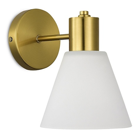 Светильник настенный Латунь/Белый E27 1*60W SLE1561-301-01 - фото