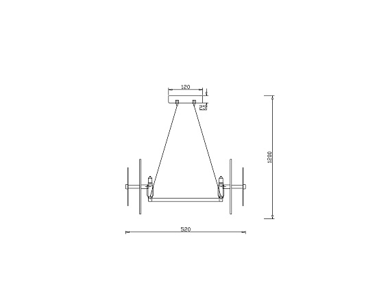 Подвесной светильник Freya Libra FR5172PL-06BS - фото