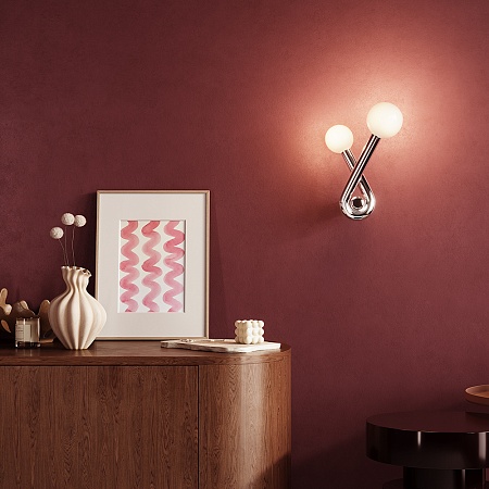 Настенный светильник (бра) Maytoni MOD476WL-02PT - фото