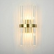 Бра Odeon Clear Glass Gold Metal Wall Lamp Imperiumloft 147727-22 - фото