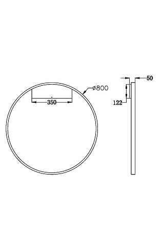 Настенный светильник (бра) Maytoni Rim MOD058WL-L50W3K - фото