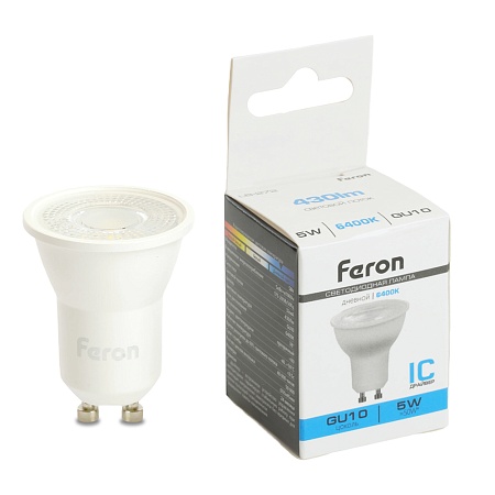 Лампа светодиодная Feron LB-272 MR11 GU10 5W 175-265V 6400K - фото