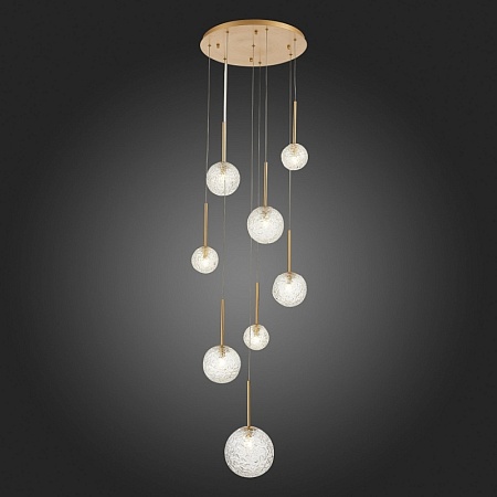 Светильник подвесной ST-Luce Золотистый/Прозрачный G9 LED 8*5W SL1152.203.08 - фото