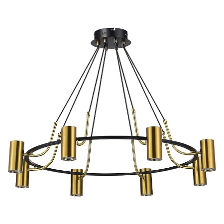 Светильник подвесной ST-Luce Черный, Латунь/Латунь GU10 8*5W 4000K SL1215.403.08 - фото
