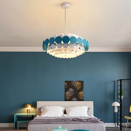 Люстра На Штанге Asola D80 Blue Imperiumloft Imperiumloft 183475-26 - фото