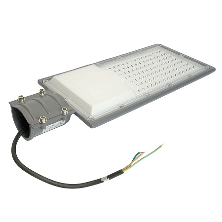 Светодиодный уличный консольный светильник Feron SP3033 100W 6400K 230V, серый - фото