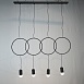 Подвесной Светильник Forvet Black L4 Imperiumloft 290496-26 - фото