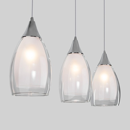 Подвесной акцентный светильник Eurosvet 50285/3 хром - фото