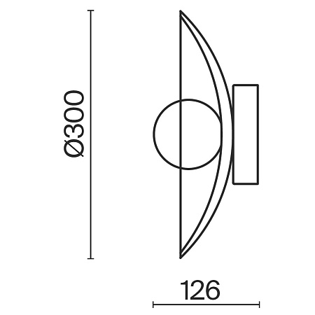 Настенный светильник (бра) Freya FR5589WL-01T - фото