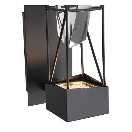 Бра ST-Luce Серый графит/Серый графит, Прозрачный LED 1*6W 4000K SL815.301.01 - фото