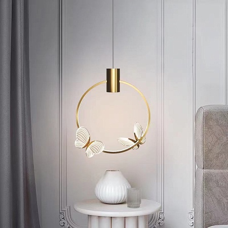 Подвесной Светильник Babetta Ring 1 L280 Brass 4000К Imperiumloft 186736-23 - фото