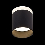 Светильник потолочный Черный LED 1*12W 4000K 936Lm Ra&gt;80 120° IP20 D100xH90 170-240V ST102.442.12