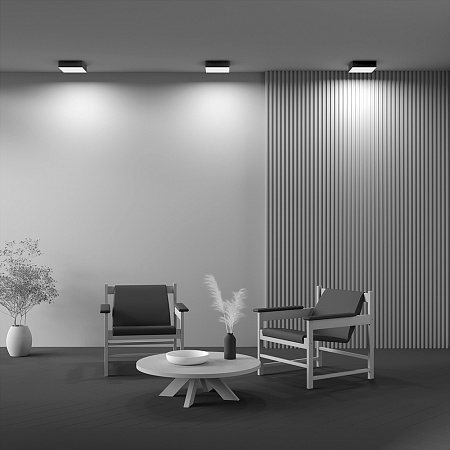 Потолочный светильник Technical Zon C032CL-24W4K-SQ-B - фото