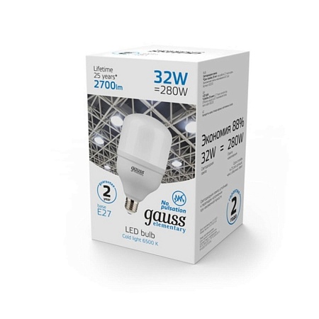 Светодиодная лампа GAUSS 63233_GAUSS - фото