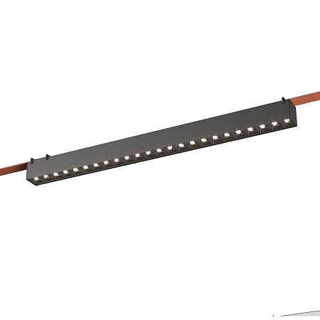 Св-к трек. Черный LED 1*24W 3000K 1 778Lm Ra90 24/40 IP20 L642xW40xH45 48V ST455.436.24 - фото