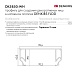 DK5850-WH Профиль Flod для создания декоративных ниш в натяжном потолке, алюминий, белый - фото