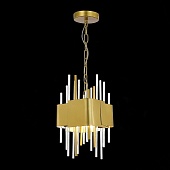Люстра подвесная ST-Luce Матовое золото/Матовое золото,Прозрачный E14 4*40W SL1633.203.04