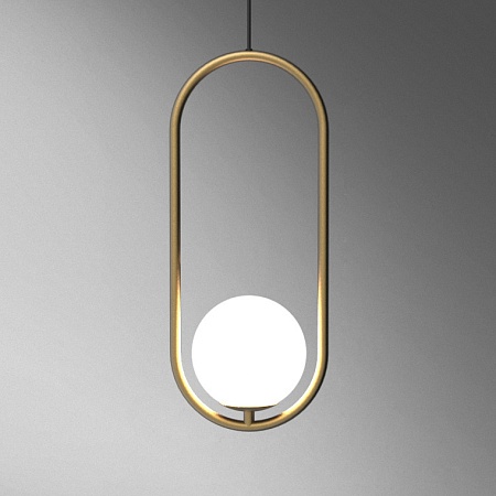 Подвесной Светильник Matthew Mccormick Hoop 40 Silver Mila Pendant Imperiumloft 179965-22 - фото