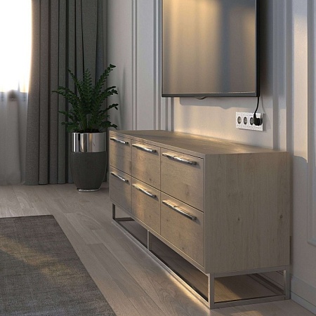 Рамка из пластика на 4 поста Hammer серебряный W0042406 - фото