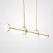 Люстра Roll And Hill Endless Straight L128 Brass Imperiumloft 148206-22 - фото