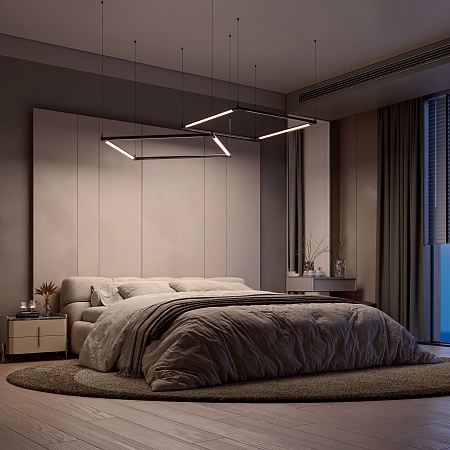 Module System Набор подвеса угловой без питания (черный) 85188/00 Elektrostandard - фото