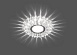 Светильник встраиваемый с белой LED подсветкой Feron CD914 потолочный MR16 G5.3 прозрачный-матовый - фото