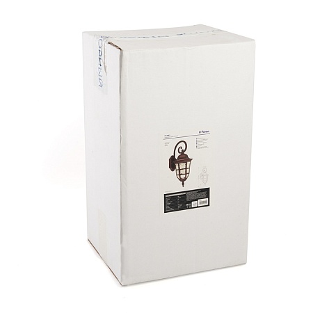 Светильник садово-парковый Feron PL691 на стену вниз 60W 230V E27, коричневый - фото