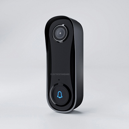 76106/00 видеозвонок Умный дом черный с питанием от сети 76106/00 Elektrostandard - фото
