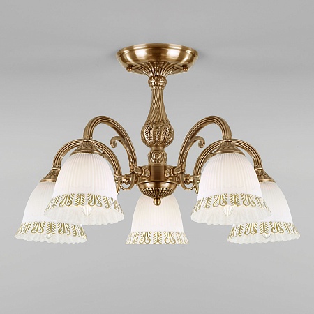 Потолочный светильник Eurosvet 60107/5 античная бронза - фото